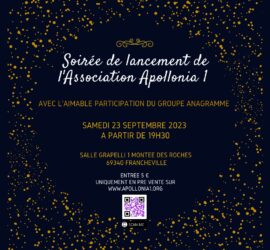 Soirée de lancement de l’association